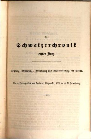 Schweizerchronik : in vier Büchern
