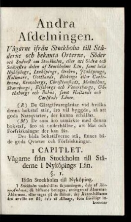 Andra Afdelningen.