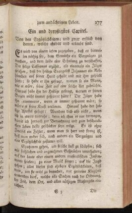 Ein und dreyßigstes Capitel.