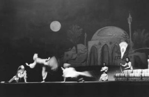 Szenenbilder aus dem Ballett " Aschenbrödel " von S. Prokofjew, Staatsoper 1952