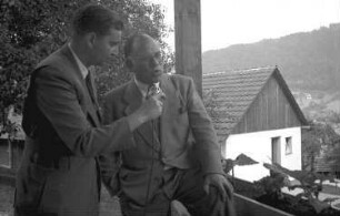 Wolfach: Rundfunkinterview mit Dr. Eugen Gerstenmaier