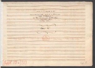 Domine Dominus noster; S, ob, orch; F-Dur