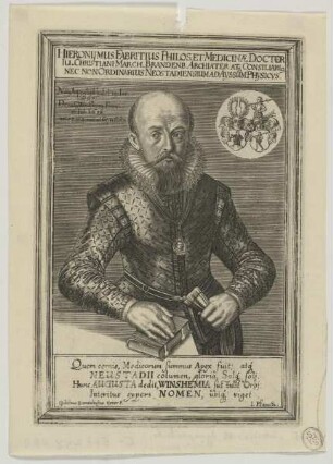 Bildnis des Hieronymus Fabritius