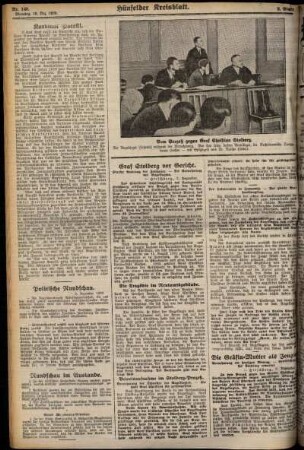 Zweite Ausgabe vom Dienstag, den 10. Dezember 1929.