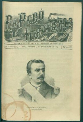 [Retrato del] Capitán de Navío don Ramón Freire. : Prefecto de Huánuco.
