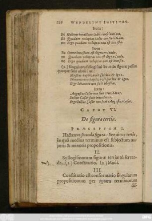Caput VI. De figura tertia.