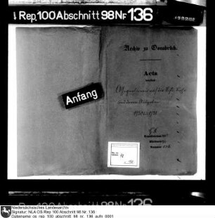 Assignationen auf die Stiftskasse und deren Ausgaben