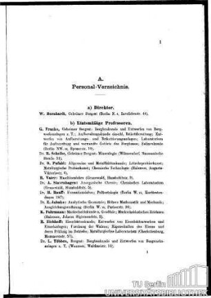 b) Etatsmäßige Professoren