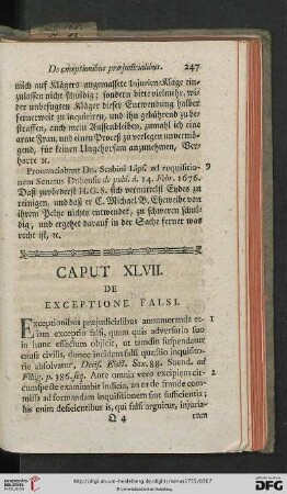 Caput XLVII