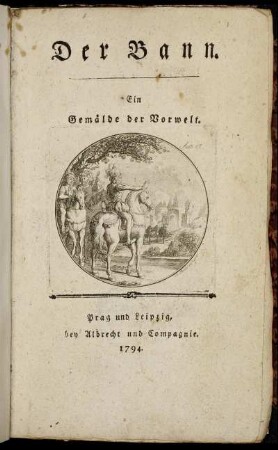 Der Bann : Ein Gemälde der Vorwelt
