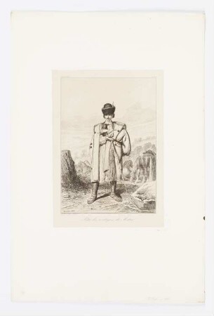 Pâtre des montagnes du Matra, Blatt 14 der Folge "Erinnerungen aus der österreichischen Monarchie, Ungarn"