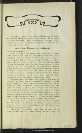 moderne Zimmereinrichtungen