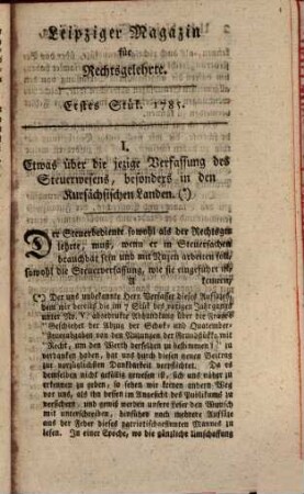 Leipziger Magazin für Rechtsgelehrte. 3. 1786