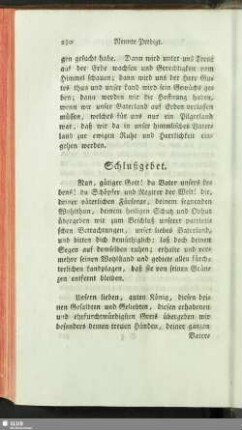Schlußgebet