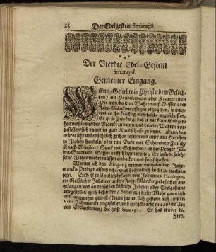 Der Vierdte Edel-Gestein Smaragd.