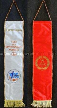Fahnenschleife zum 6. Turn- und Sportfest / 6. Kinder- und Jugend-Spartakiade der DDR