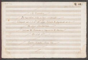 Quintette; vl (2), vla, vlc (2); Es-Dur; G 331; op.36,1