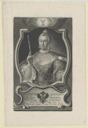 Bildnis der Catharina II Alexjowna