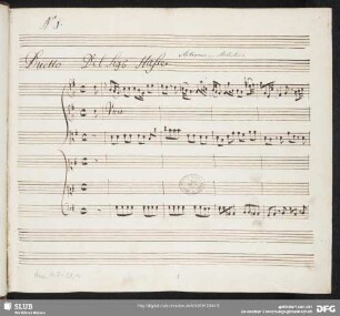 No. 1 Johann Adolf Hasse - Artaserse 