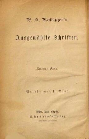 Ausgewählte Schriften, 2,2
