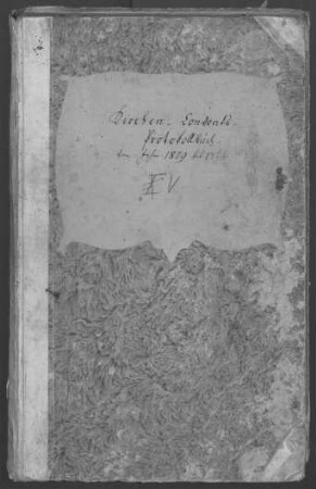 Kirchenkonventsprotokolle Oberurbach