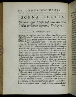 I. Scenæ tertiæ ratio. - VI. Divisio hujus scenæ.