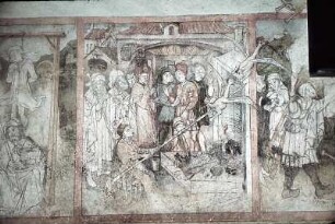Legende des heiligen Jakobus und der Pilgerfamilie