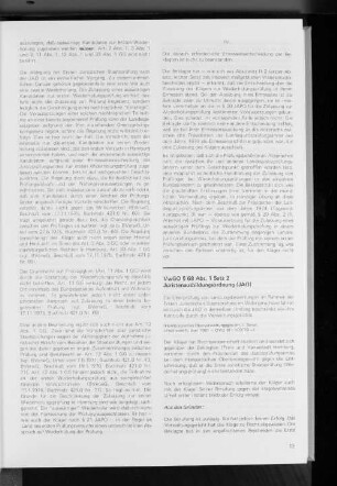 VwGO § 68 Abs. 1 Satz 2 Juristenausbildungsordnung (JAO)