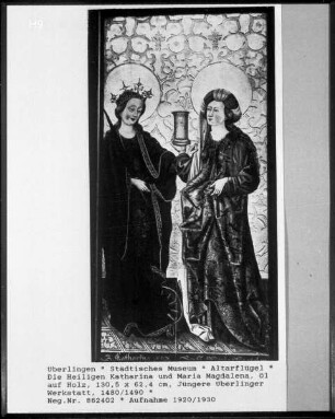 Altarflügel: die Heiligen Katharina und Maria Magdalena