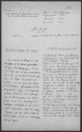 Niederstotzingen mit Oberstotzingen und Stetten/Lontal: Pfarrbericht 1928