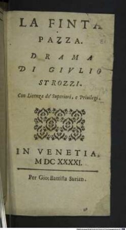 La finta pazza