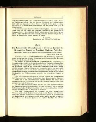 Nr. 16. Der Kriegsminister Generalleutnant v. Goßler an den Chef des Generalstabes General der Kavallerie Grafen v. Schlieffen