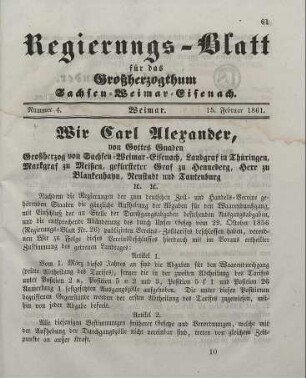 Nr. 4 : 15. Februar 1861