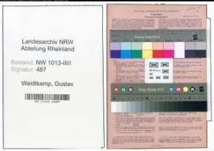 Entnazifizierung Gustav Weidtkamp , geb. 10.08.1895 (Heilgehilfe)