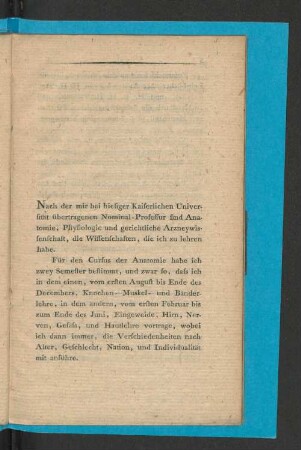 [Tagebuch des anatomischen Theaters ...]