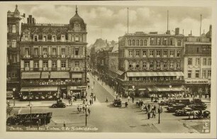Berlin. Unter den Linden, Ecke Friedrichstraße
