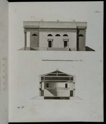 No. 15. Fig. 1. Seitenansicht, Fig. 2 Durchschnitt