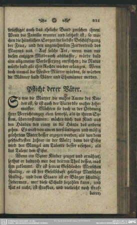 Pflicht derer Väter