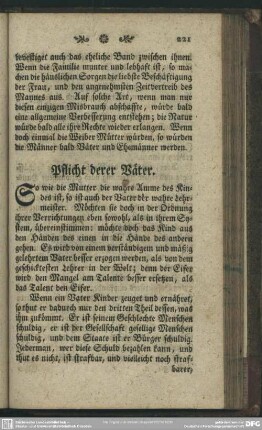 Pflicht derer Väter