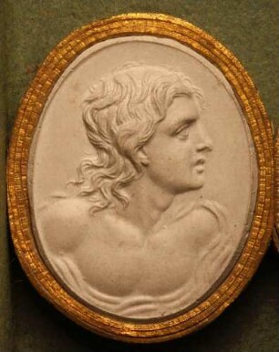 Profilkopf des schwimmenden Leander (Daktyliothek, Zweites Historisches Tausend)