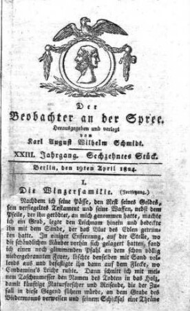 16. Stueck, 19. April 1824