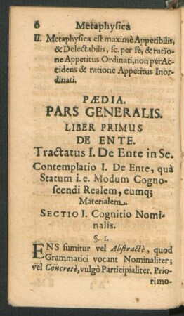 Paedia. Pars Generalis.