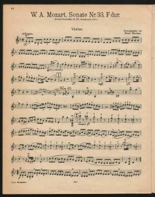 Violine[, KV 377]