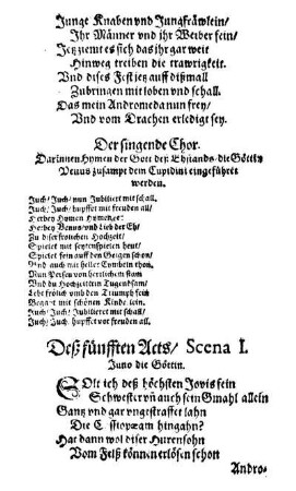 Deß fünfften Acts/ [...]