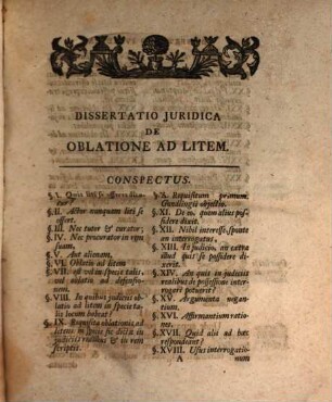De oblatione ad litem