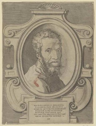 Bildnis des Michelangelo Buonarotti