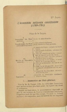 L'Assemblée nationale constituante (1789-1791)