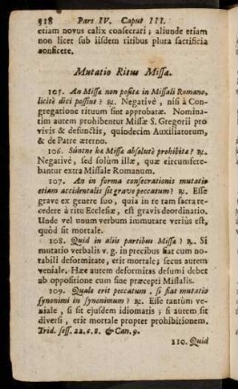 318-329, Mutatio Ritus Missae; ...