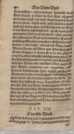 CAP. LIII. Das eilfte Werck.
