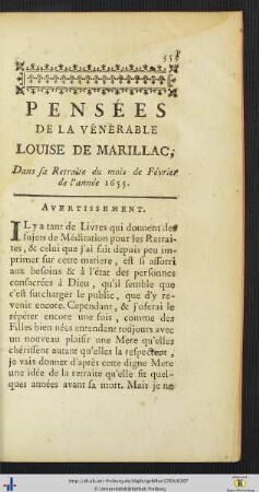 Pensées